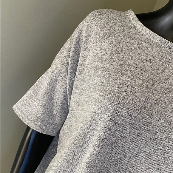 Boohoo Heather Gray Glittery Sparkly T shirt Dress - Picture 9 of 12